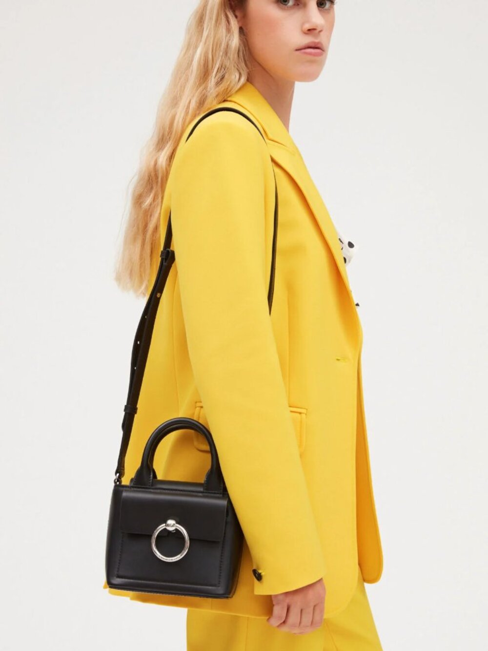 NWT Claudie Pierlot Black Patent Mini Bag